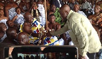 President Nana Addo Dankwa Akufo-Addo greets Asantehene Otumfuo | File photo