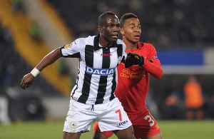 Udinese midfielder Agyemang Badu