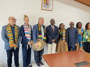 The visit aims to strengthen the collaboration between Denmark and Ghana in areas of development