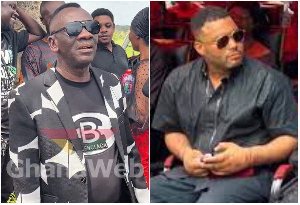 Akrobeto (L) and Kwadwo Safo Jnr (R)