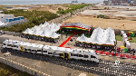 Social media users react to 'length' of trains inaugurated by Akufo-Addo