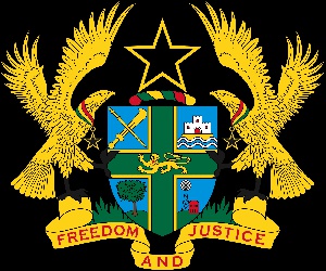 Ghana's Coat of Arms is one of the country's national symbols