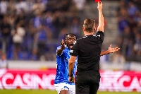 Joseph Paintsil red carded in Genk's draw against Olympiacos