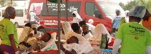 The exercise aimed to supply blood to the National Blood Service