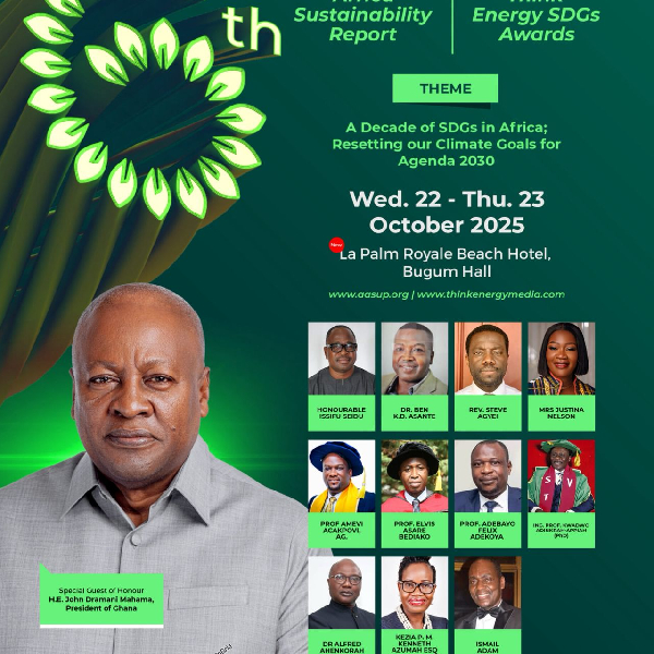 The awards will be held at the La Palm Royal Beach Hotel in Accra