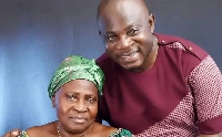 The late Kofi Gyan and his mother
