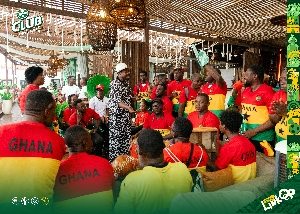 Ghanaian fans who support Black Stars