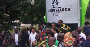 The starch factory was recently recommissioned by the Foreign Affairs minister Hanna Tetteh