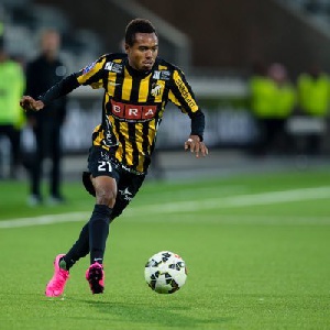 Nasiru put Hacken ahead in 26th minute with a fine goal