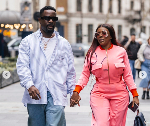 Sarkodie and Nana Aba link up in London ahead of upcoming events