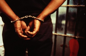 The suspect attempted to make away with a mobile phone and a sum of GHC300