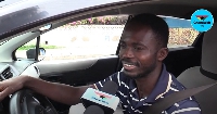 Cab driver, Akwasi Ernest
