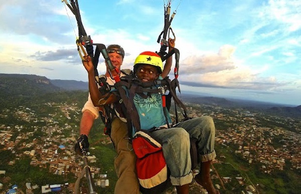 The 2018 paragliding festival was held at Odweanoma Mountains at Atibie in the Kwahu