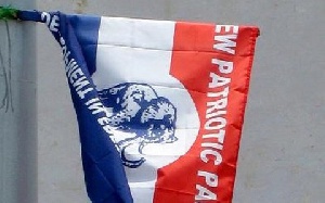 The New Patriotic Party flag