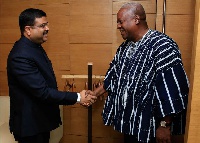 CEO, Tata Group, Cyrus Pallonji Mistry meets President John Mahama