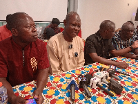 Some of the NDC members at the press conference