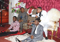Obinim and his junior pastors