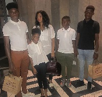 The former Black Stars Skipper is a proud father of four children, three boys and a girl