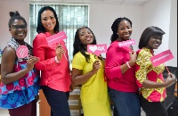 Staff of Airtel and Tigo climax the Breast Cancer awareness month with pink dress codes