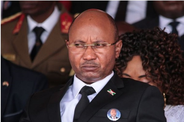 Alain Guillaume Bunyoni was arrested in Burundi's capital Bujumbura