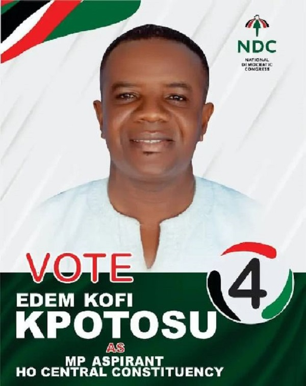 MP hopeful for Ho Central Constituency, Edem Kofi Kpotosu