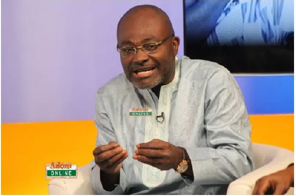 Kennedy Agyapong, NPP  MP for Assin Central (L)