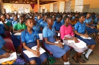 A section of students from Achimota Basic School