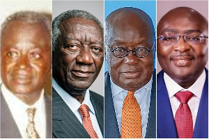 The men who have led NPP in presidential elections in the 4th Republic