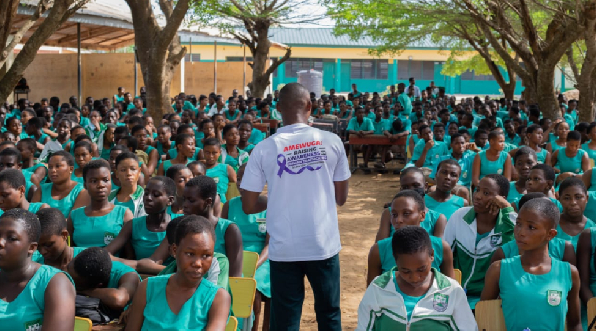 The commitment was made during a school outreach programme at Three-Town Senior High School