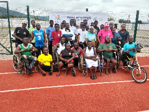 Some of the para athletes who were discovered in Koforidua
