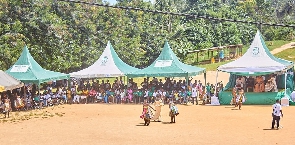A scene from Darmang Catholic Basic School’s anniversary celebrations