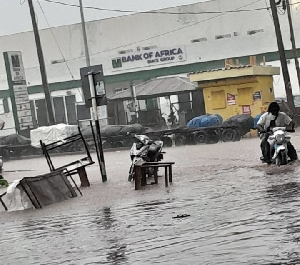 Heavy rains in Tamale