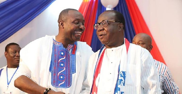 John Boadu, Acting General Secretary of NPP and Freddie Blay, Acting Chairman, NPP