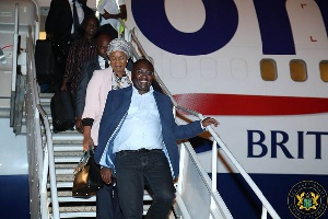 Bawumia Arrives From UK89