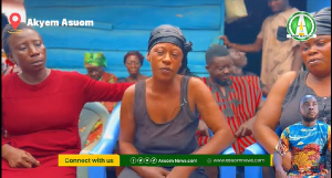 Maabena (M), a sister to the late Asuom-based driver Francis Owusu