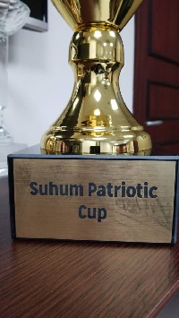 Trophy for Suhum MP