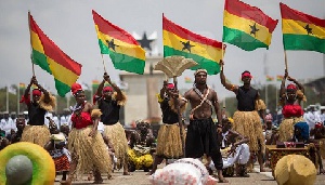 Ghana 61 Men Flag