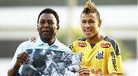 Pele and Neymar(during his days at Santos)