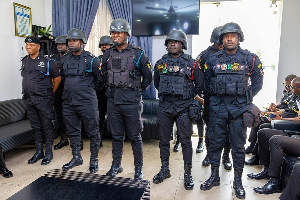 The police officers have been promoted to their next ranks