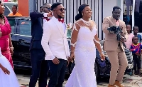 Francis Osei-Owusu and his newly-wedded wife