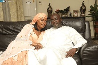 Vice President Dr. Mahamudu Bawumia with his wife Samira Bawumia
