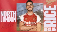 Declan Rice has joined Arsenal