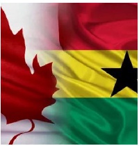 Flag of Ghana and Canada