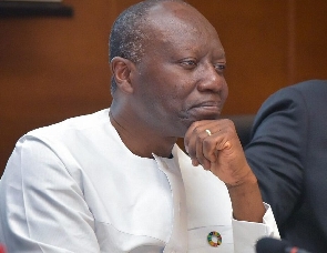 The Finance Minister, Ken Ofori Atta