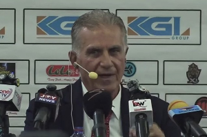 Black Stars head coach Carlos Queiroz