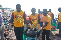 The exercise saw over 600 participants join the local community members to rid the beach of filth