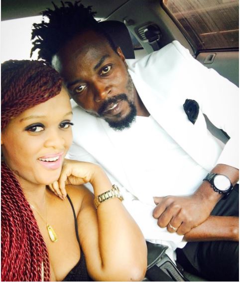 Kwaw Kese with his wife