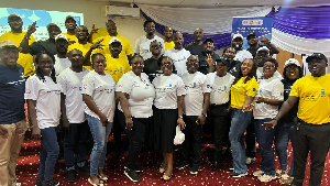 Participants In A Group Photograph After The Training Session In Accra