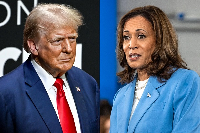 Donald Trump reportedly leads Kamala Harris in the U.S. polls