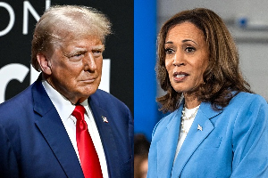 Donald Trump reportedly leads Kamala Harris in the U.S. polls